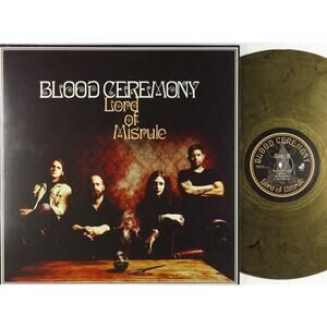 BLOOD CEREMONY: LORD OF MISRULE 12" LP GOLD & BLACK MARBLE NM/NM